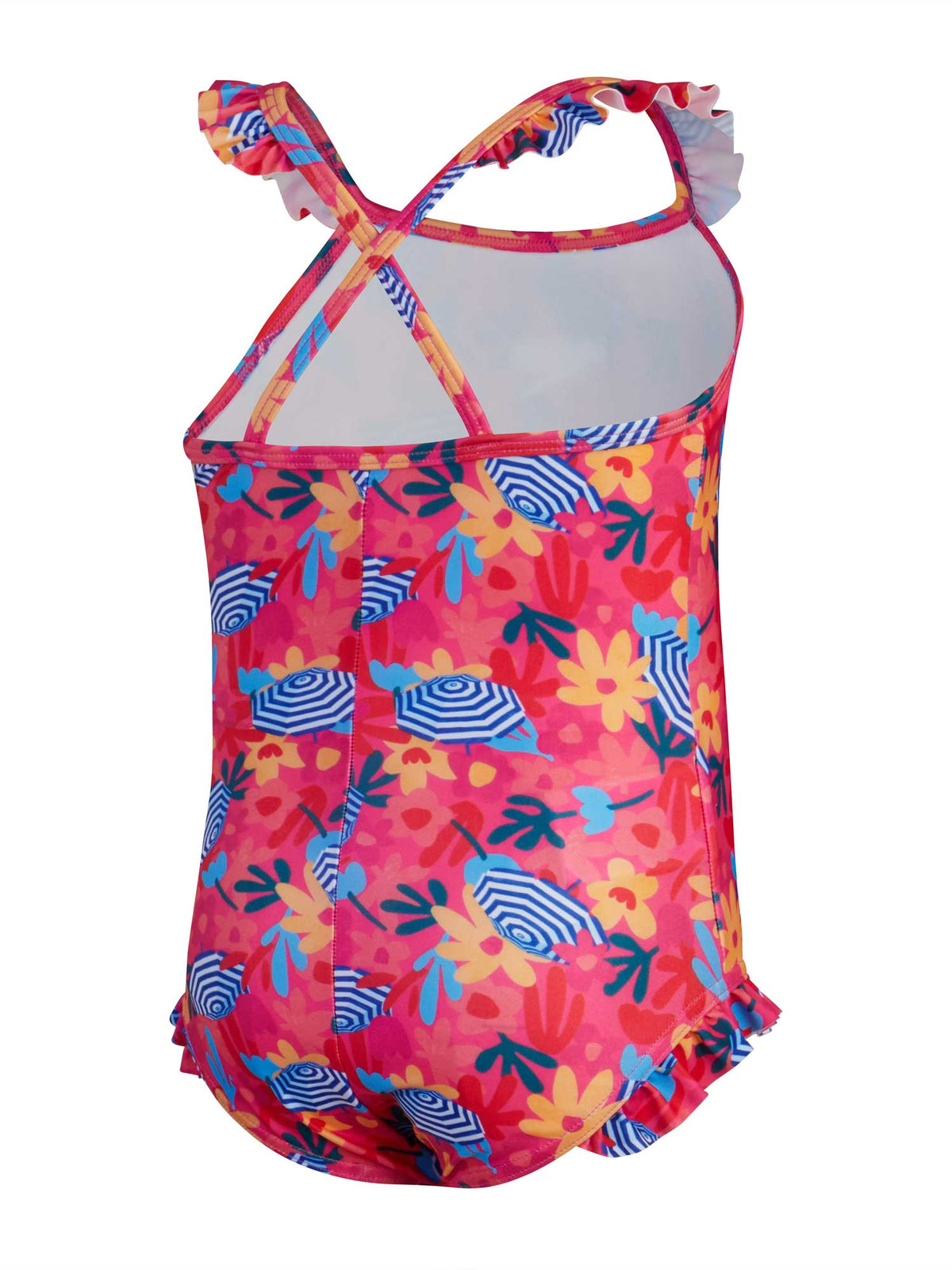 SPEEDO Цял бански GIRLS PLASTISOL PLACEMENT MUSCLEBACK