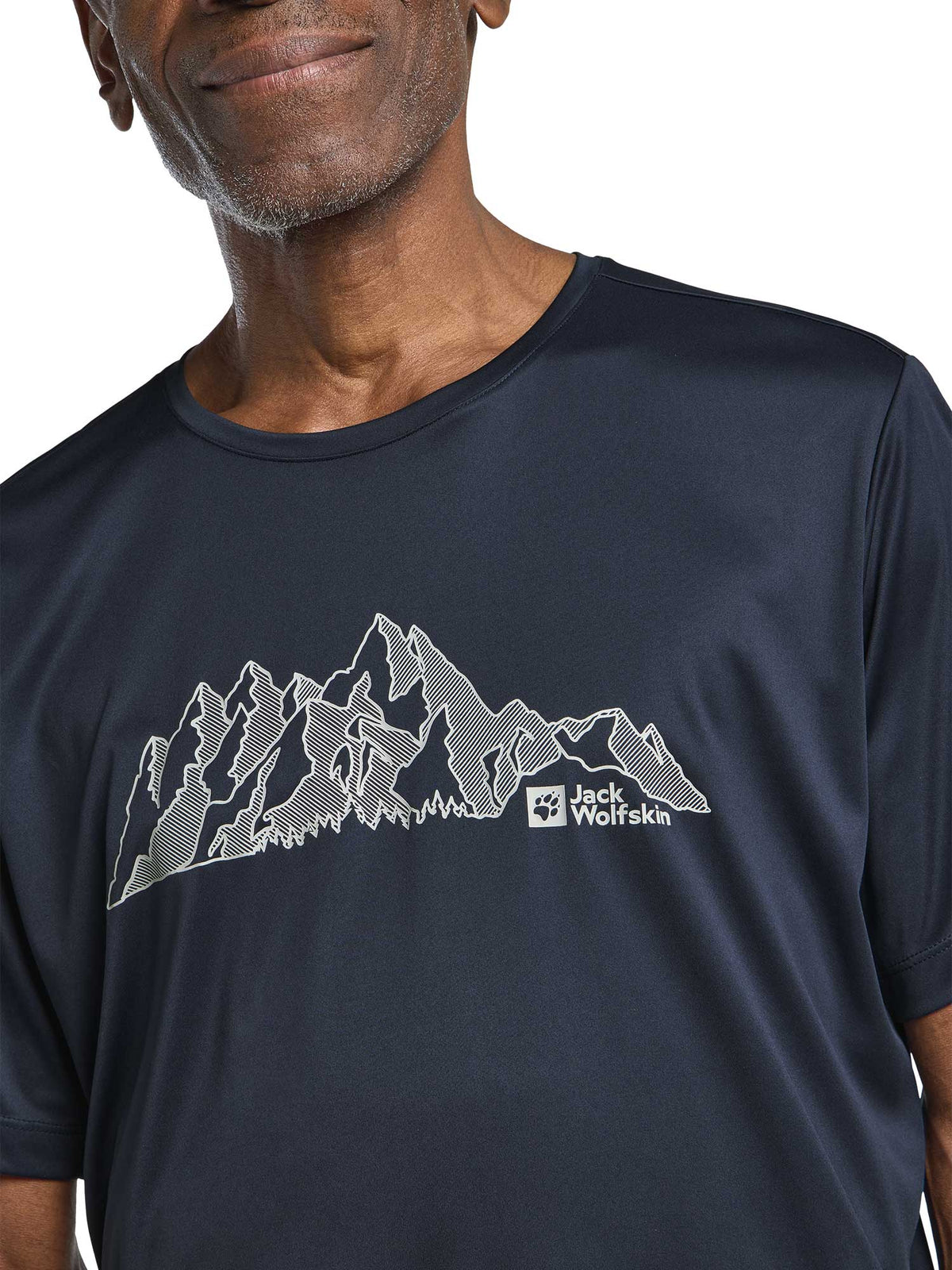 JACK WOLFSKIN Тениска PEAK GRAPHIC T M