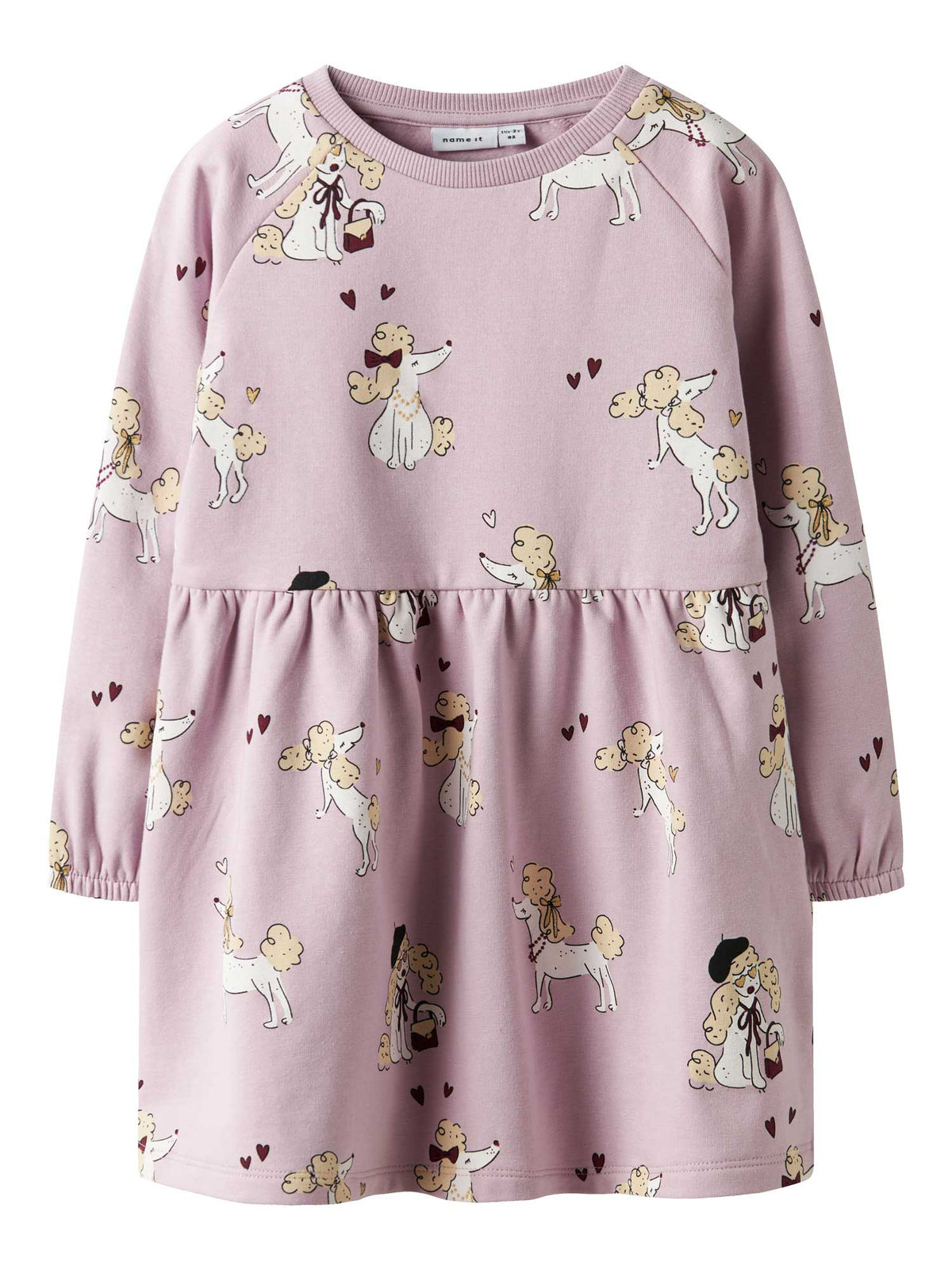 NAME IT Рокля NMFROGIA LS SWEAT DRESS BRU