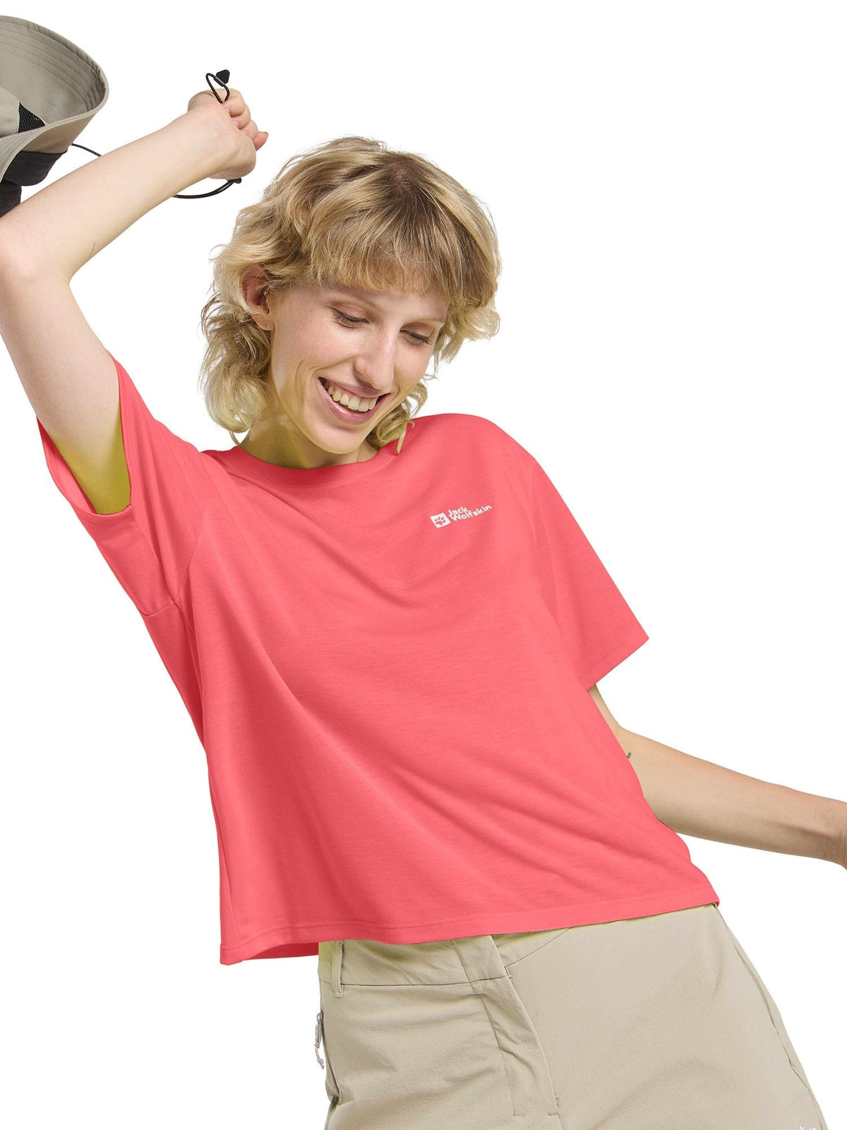 JACK WOLFSKIN Тениска VONNAN CROP T W
