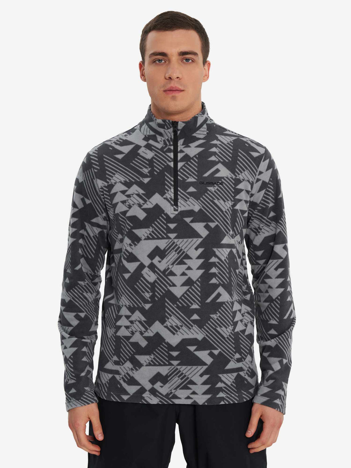 GLISSADE Полар Printed Men's H/Z Fleece
