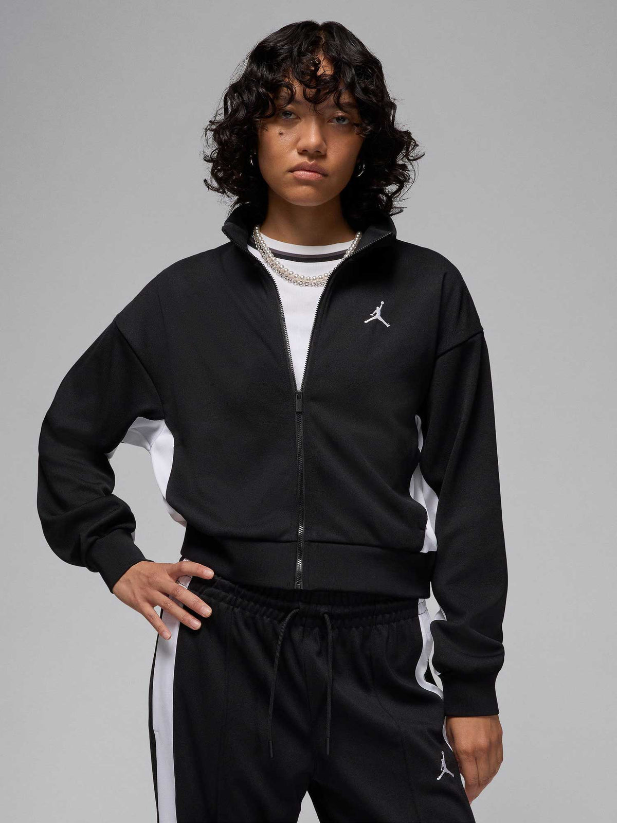 JORDAN Спортно горнище W J KNIT JACKET CORE