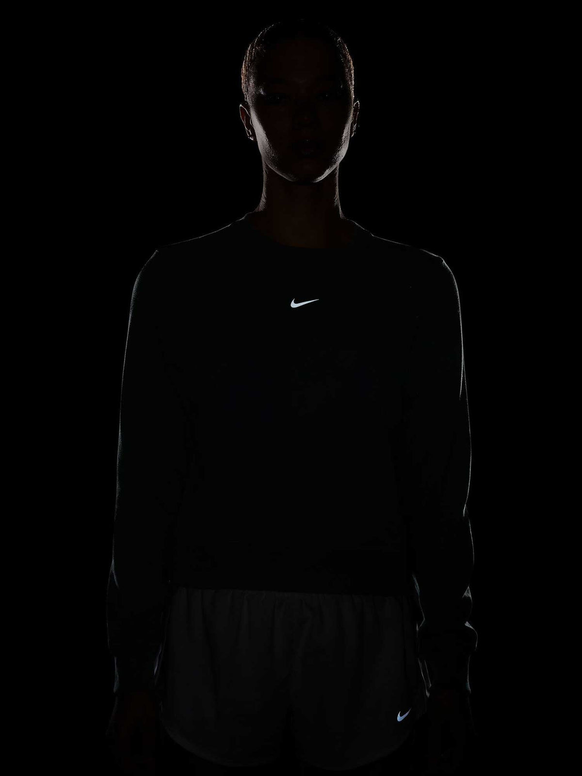 NIKE Блуза W NK ONE DF CREW LBR