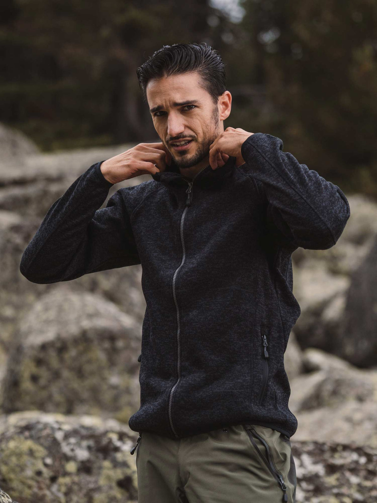 BRILLE Мъжки полар Fleece Full Zip