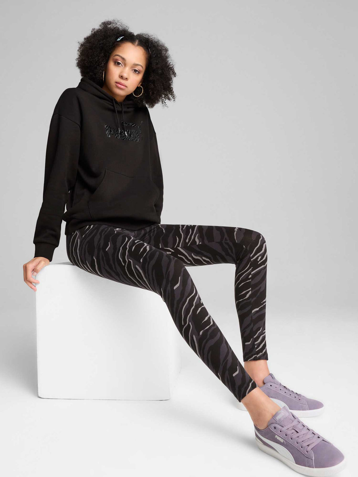 PUMA Суитшърт ESS+ ANIMAL Hoodie FL