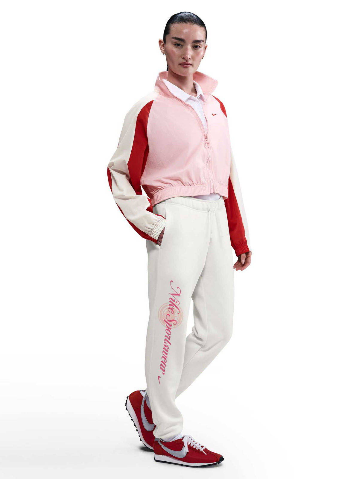 NIKE Спортно долнище W NSW CLUB FLC GX STD PANT