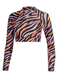 SPEEDO Блуза с UV защита WOMENS PRINTED CROP TOP