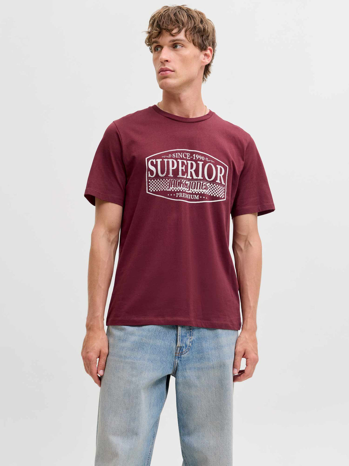 JACK & JONES Тениска JPRBLUNOAH SS TEE FST